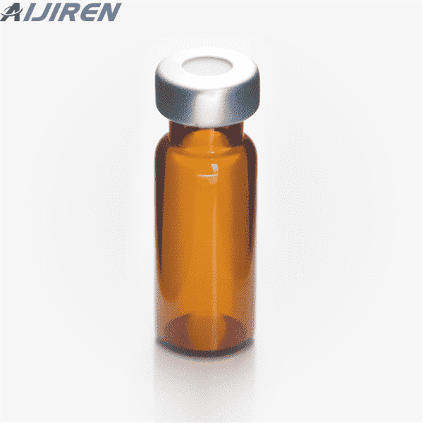 <h3>40% larger opening chromatography crimp neck vial PTFE/red </h3>
